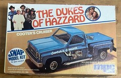 1980 MPC Dukes of Hazzard 1:32 Scale Cooter’s Cruiser Snap Model Kit