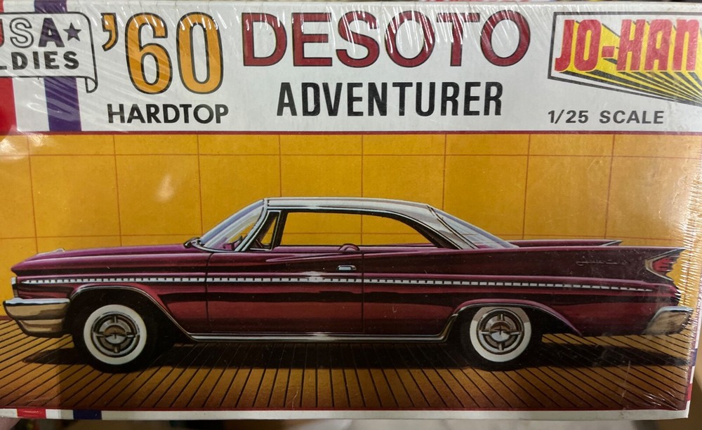 Johan c-4460 1960 Desoto Adventurer Hardtop vintage 1/25 Model Car Mountain FS