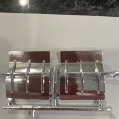 Italeri Peterbilt 377 A/E Chrome Rear Tire Front & Back Mud Flaps 1/24