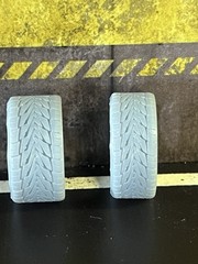 1/24 Scale American Racing Vintage Style Wheel Set Upgrade For Scale Modeling
