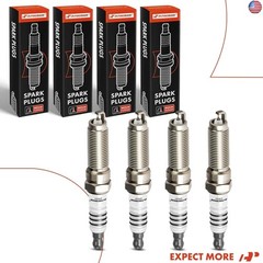 A-Premium Iridium Platinum Spark Plugs Compatible with Ford Escape 2013-2016,
