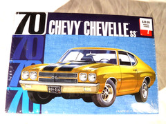 1/25 AMT 1970 Chevy Chevelle SS w/ 454 V8 Engine Detailed Interior # 1143