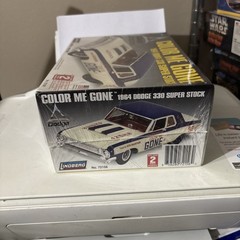Lindberg Color Me Gone 1964 Dodge 330 Super Sport 1:25 Model Kit Car New F/S