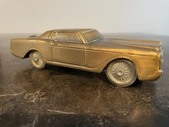 Vintage Banthrico 1969 Lincoln Continental Mark III Metal Bank Promo Car