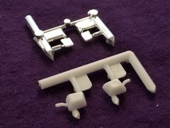 1991 Chevy S-10 Lowrider STOCK MIRRORS from Revell 1:25 Model Kit 91 Chevrolet