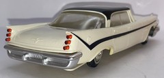 Jo-Han Promo Torsion Bar 1959 DeSoto 4Dr HT 1/25 Pearl White/Black VF-XLNT