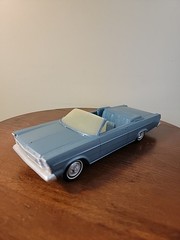 Plastic 1965 Ford Galaxie 500 XL Convertible promo model car