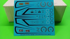 REVELL 1/25 ’56 1956 Chevy Del Ray Waterslide Decal Sheet Disc Brakes Emblems