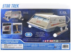 SKILL 2 MODEL KIT GALILEO SHUTTLECRAFT “STAR TREK” 1/32 BY POLAR LIGHTS POL909