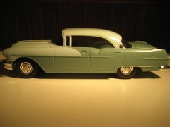 1956 Pontiac Star Chief Dealer Promo Med Blue/Lt Blue w/ Box 1/25th Scale