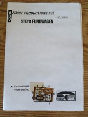 ADV Azimut Productions – WWII German Steyr Funkwagen, 1/35 Scale Model Kit