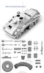 SOL Resin Factory 1/35 WWII German Sd.Kfz. 234/2 Upgrade Parts set