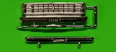 Bumpers Grille 1982 Dodge Van Turtle Wax 1/25 MPC Chrome Grill