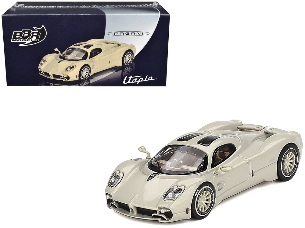 BBR BBRDIE6430 1/64 Pagani Utopia Presentation Grigio Rinascimento