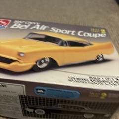 AMT 1957 Chevy Bel Air Sport Coupe 1/25 Scale Model Kit 6563 No Manual