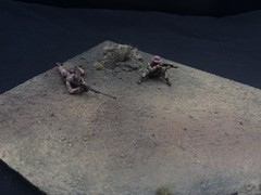 1/35 Scale Military Diorama Base Terrain Display Model Soldiers Figures Diecast