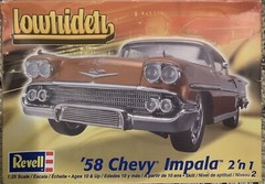 58 Chevy Impala HEADLIGHT BEZELS 1649 Rev Model Car Parts COMBINE PARTS SAVE $