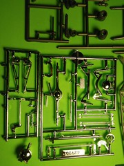 1976 Chevy Vega Funny Car Dragster 1/25 frame chassis axle rear end roll cage