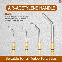 Turbo Torch G-4 Torch Handle with Valves, G-4 Acetylene Handle 0386-0308, Air