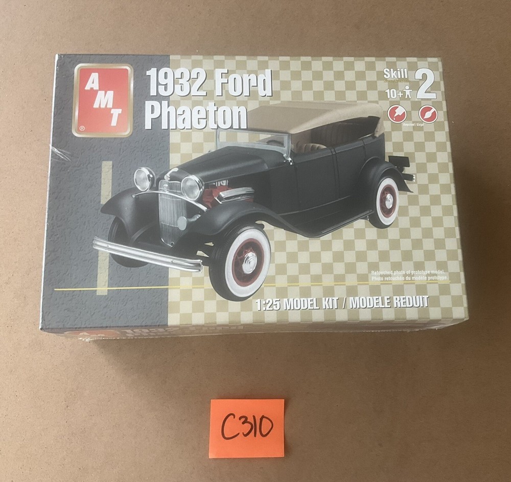 AMT 1/25 SCALE 1932 FORD PHAETON MODEL KIT #38146 NEW FACTORY SEALED