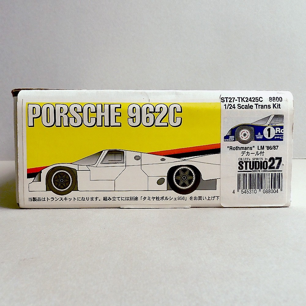 STUDIO27 1/24 PORSCHE 962C Rothmans LM ’86/87 TRANS KIT