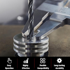 Premium 131-Piece Metric Helicoil Thread Repair Kit, Comprehensive HSS Drills, I