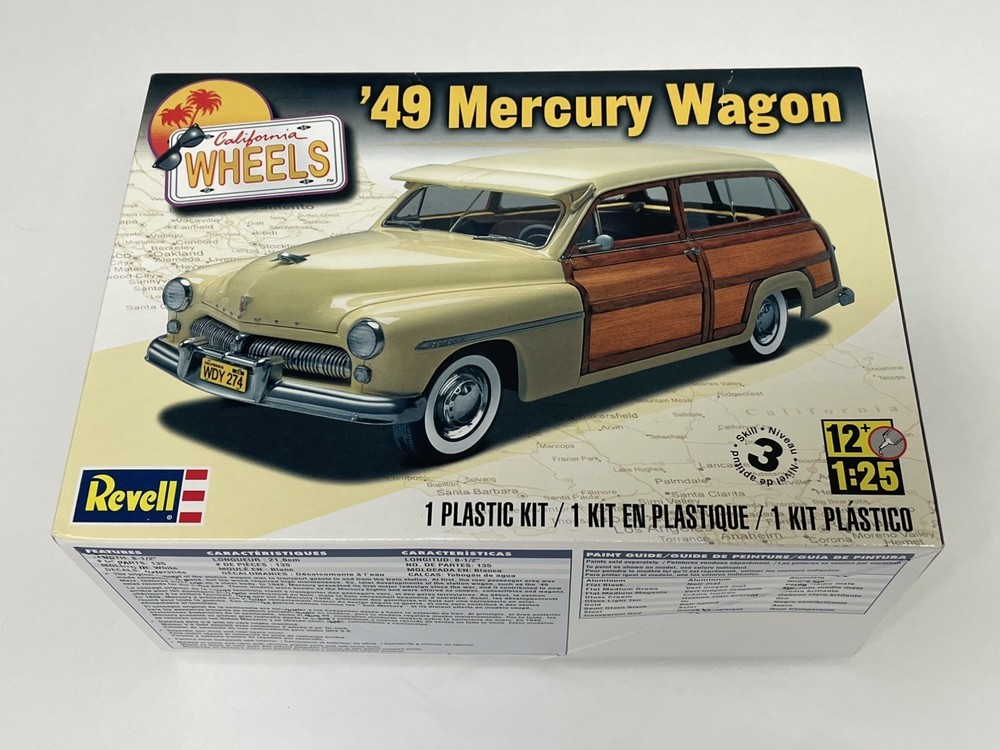 Revell 1/25 1949 Mercury Woodie Wagon, Custom Woody, CQQL!
