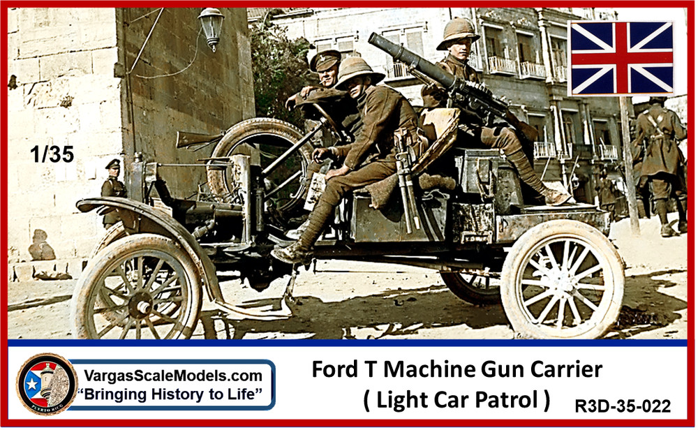 1/35 Ford Light Car Patrol – Long Range Tamiya, Meng, Resicast, Takom, CSM FCM