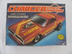 1984 MPC Golden Wheels 1/16 Scale Dodge Charger Street Machine Model Car Read!