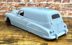 1/24 Scale: 3D Printed Stock “1949 Pontiac Panel” Body. Resin.