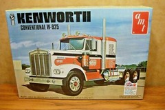 AMT KENWORTH CONVENTIONAL W-925 1/25 SCALE MODEL KIT