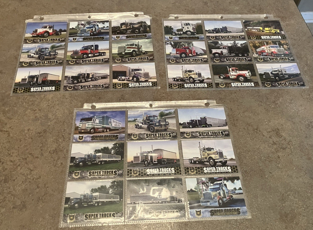Cat Scale Collector’s Super Trucks Limited Edition 27 Cards, Series 18 19 20 21