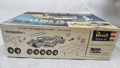 1963 Revell Model Kit 1957 Chevy Chevrolet 1/25 Bel Air Box & Parts Only No Body