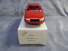 AMT 1/25 SCALE 1988 DEALER PROMO CAR CHEVY BERETTA GT COUPE BRIGHT RED -MIB