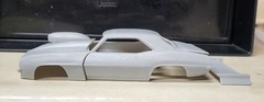 1/25 scale resin 3d printed Outlaw 1969 Camaro drag body model separated parts