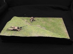 1/35 Scale Military Diorama Base Terrain Display Model Soldiers Figures Diecast