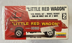 Maverick Little Red Wagon Dodge Pickup Drag Truck Lindberg Model Kit Sealed