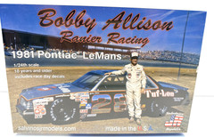 Salvino’s 1:24 #28 Bobby Allison’s Tuf-Lon Pontiac Lemans 1981 Sealed Model