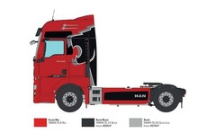 Italeri 1/24 MAN TGX XXL D38 New parts added/New decal specification Plastic mod