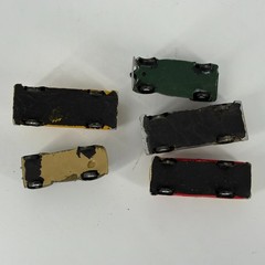 HO Magnuson Walthers Resin Car Vehicle Lot: Pickup, Taxi, Coupe, Sedan 1/87