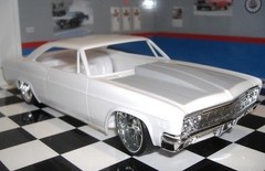 Resin 3″ Cowl Hood Revell ’66 Impala & ’65* Impala