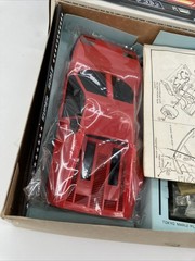 RARE Vintage “Cannonball Run” Ferrari 512BB model car kit, NIB, motorized