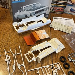 Monogram 2912 ’69 Ford Talladega 1/24 model kit DAMAGED