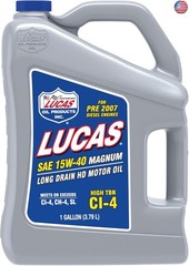 Lucas Oil 10076 SAE 15W-40 Magnum High TBN CI-4 Oil – 1 Gallon