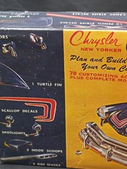 Revell Chrysler New Yorker Model Customizing Kit #H-1231 w/Decals Open Box #1