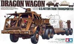 1/35 Tamiya 35230 US WWII Dragon Wagon 40t Tank Transporter Plastic Model Kit