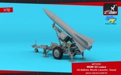MGM-52 Lance, US Tactical Ballistic Surface-to-Surface Mis. 1/72 Armory 72432
