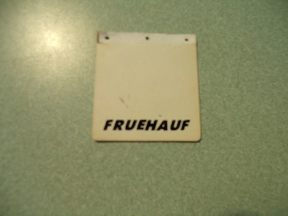 FRUEHAUF TAMIYA 1/14 SCALE TRAILER MUD FLAP VINYL DIE CUT DECALS 1:14