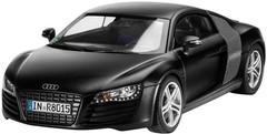 1/24 Audi R8 Matte Black Plastic Model Kit Revell 07057
