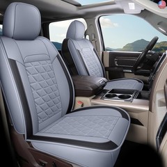 Coverado Seat Covers for Dodge Ram Full Set, Waterproof Truck Car Seat Cover